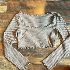 Cropped long sleeve